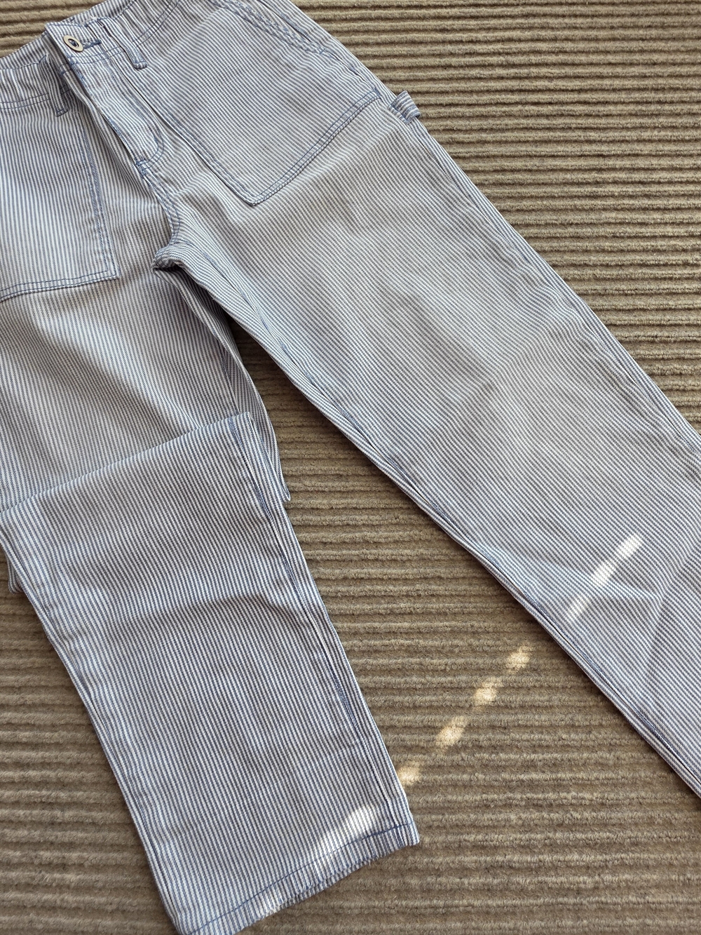 Carve Designs Women's Sz 0 Striped Conductor Chino Business Pants